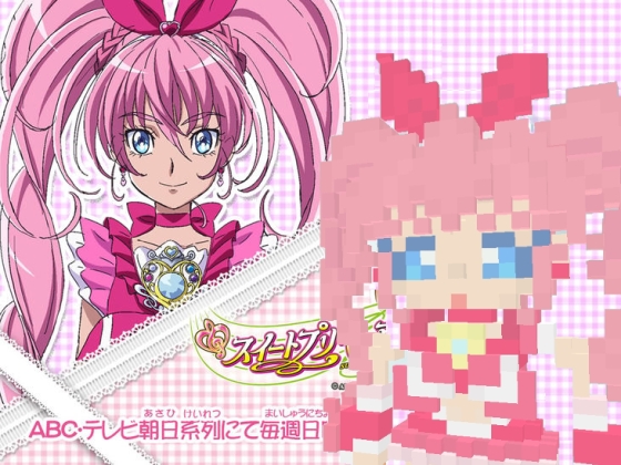 craft warriors - suite precure - pretty cure - cure melody model - translimit skin by sevpoots (10)