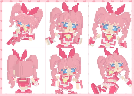 craft warriors - suite precure - pretty cure - cure melody model - translimit skin by sevpoots (7)